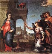 Andrea del Sarto The Annunciation f7 oil painting artist